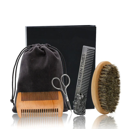 Ultimate Men's Beard Grooming Set for Stylish Beards and Mustaches